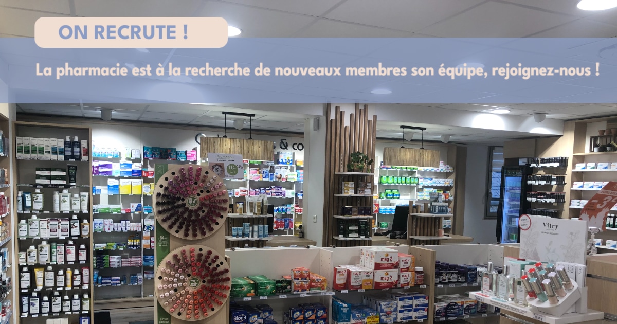 La pharmacie recrute Nous recherchons une Pharmacien adjoint H F 1 652530024355223 - Accueil - Beg Meil Fouesnant